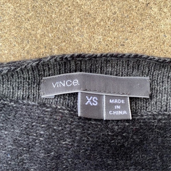 Vince Striped Wool Cashmere Sweater - Picture 4 of 5